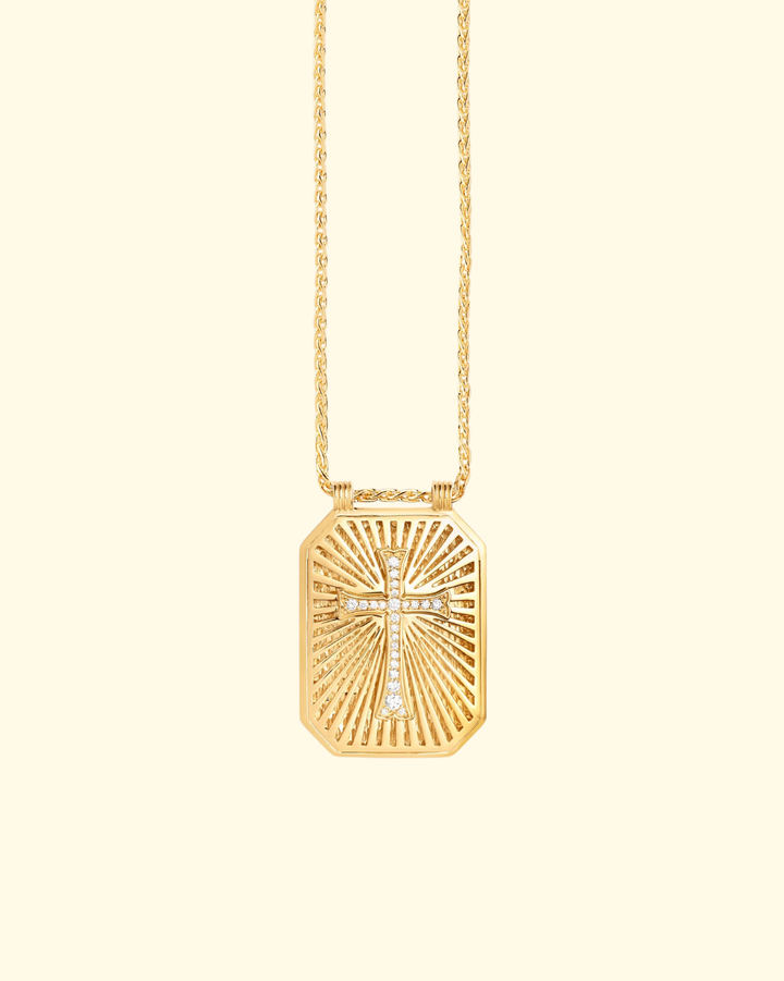 Cross Scapular | 18k Yellow Gold