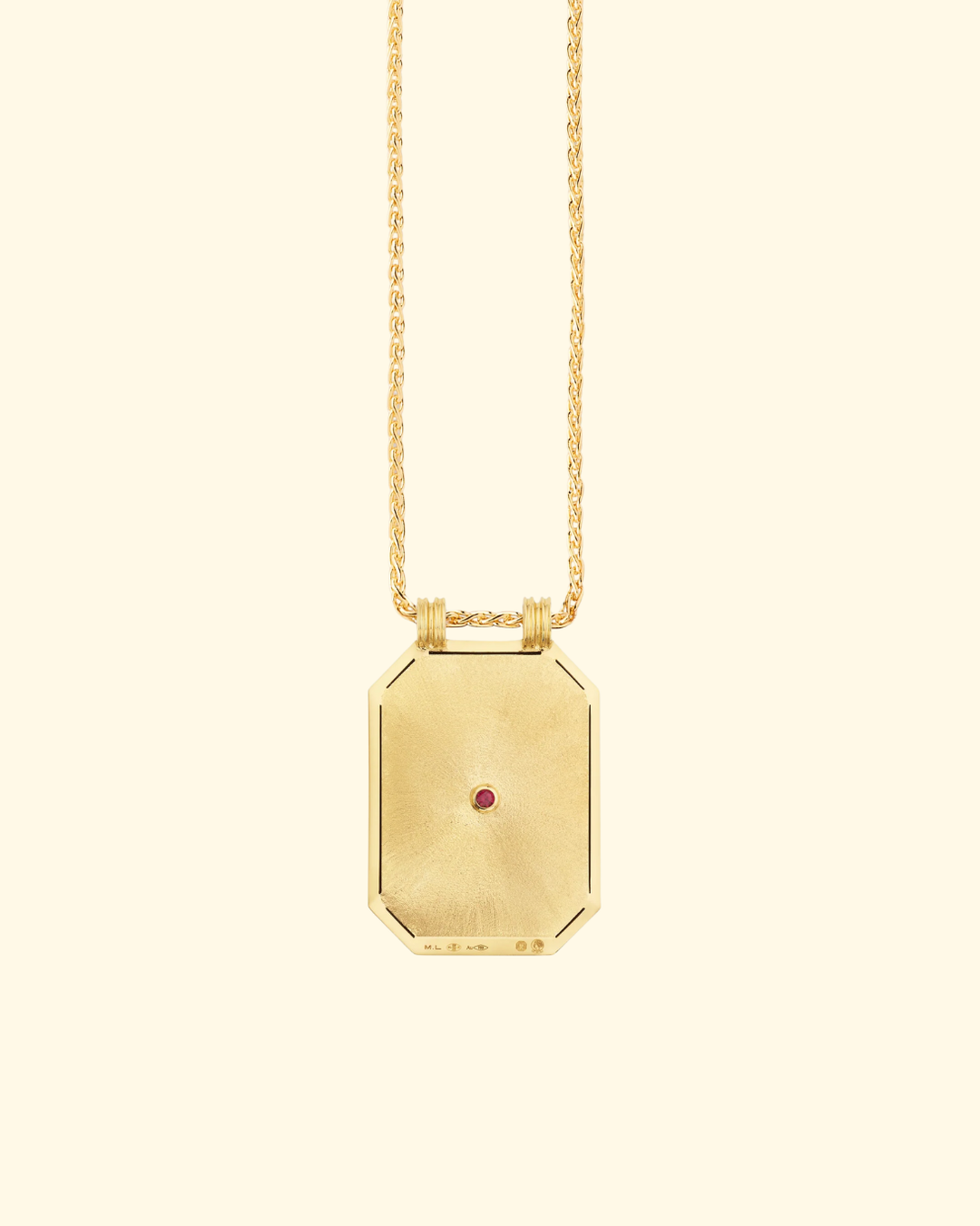 Love Scapular | 18k Yellow Gold