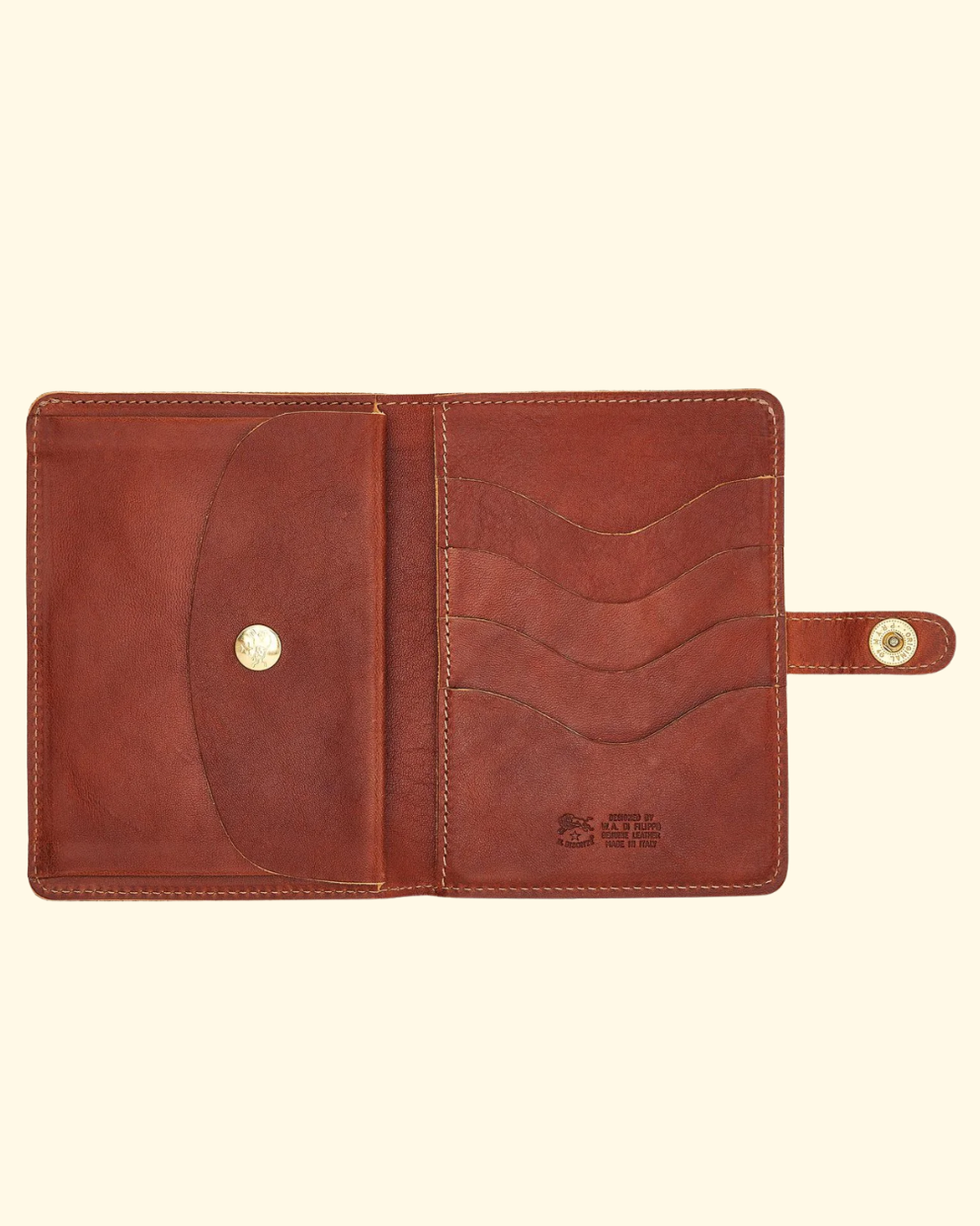 Classic Medium Wallet | Seppia