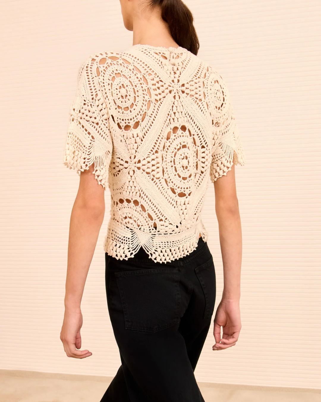 Maddalena Crochet Top | Cowrie