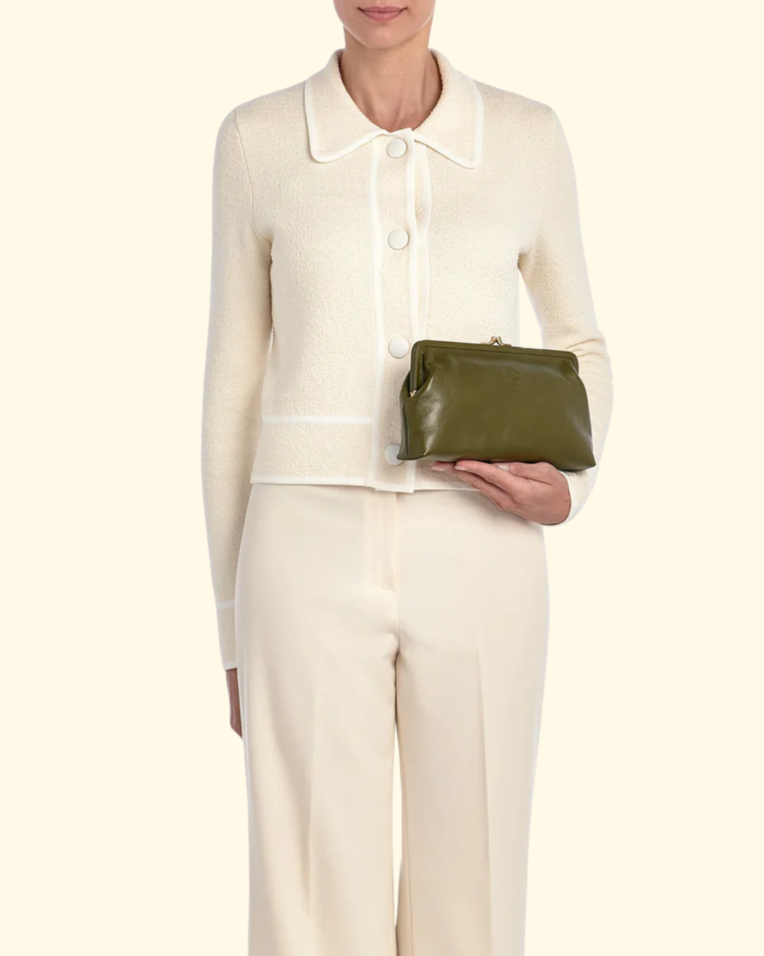 Classic Clutch | Verde Rugiada