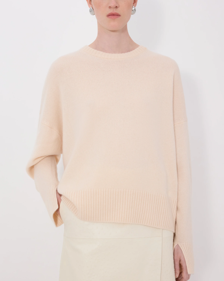 Anton Crewneck Sweater | Light Pink
