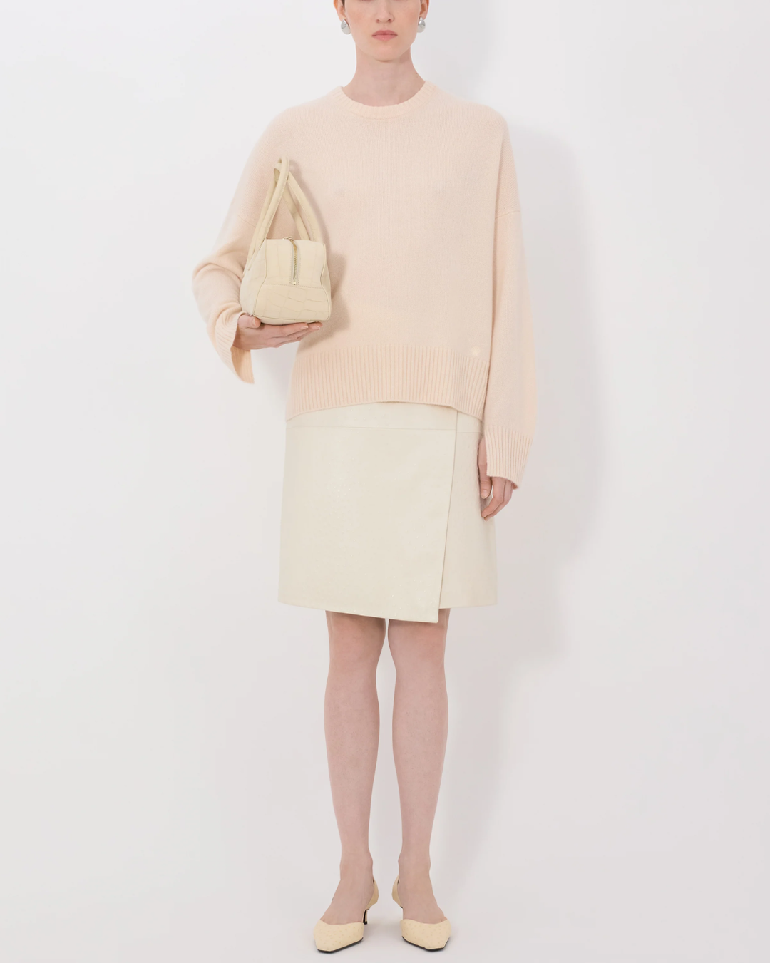 Anton Crewneck Sweater | Light Pink