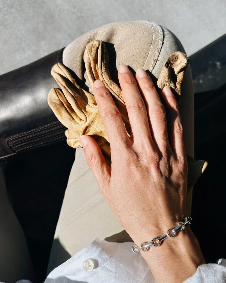 25mm Double Beam Chain Bracelet | Sterling Silver