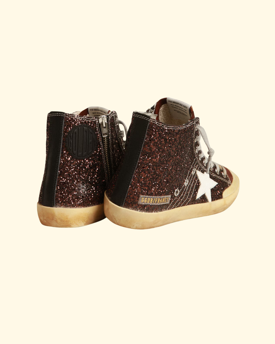 Francy Penstar Glitter Upper Suede | Coffee
