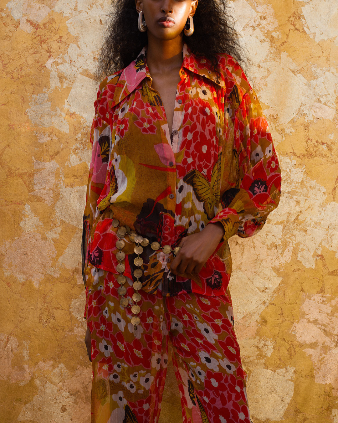 Emery Marigold Meadow Shirt | Multi