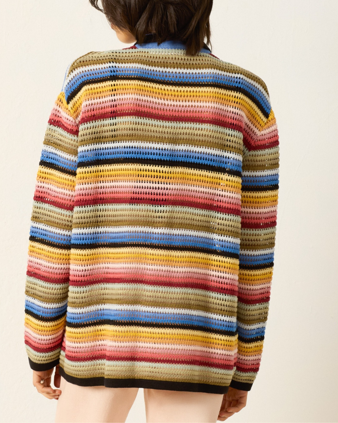 Emery Ombre Crochet Top | Multi