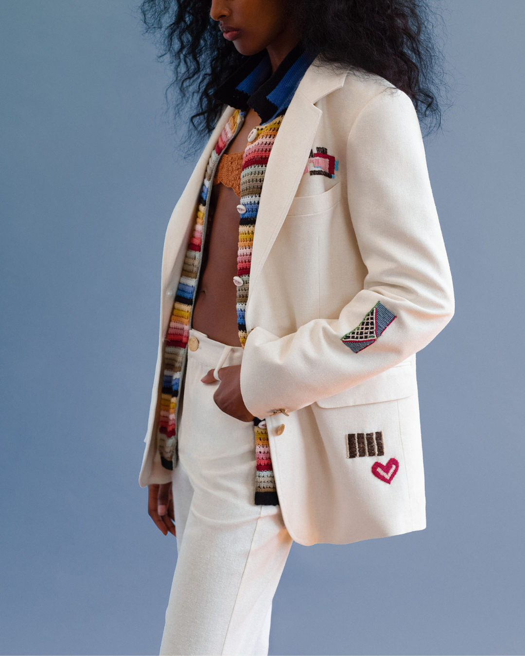 Emery Ombre Crochet Top | Multi