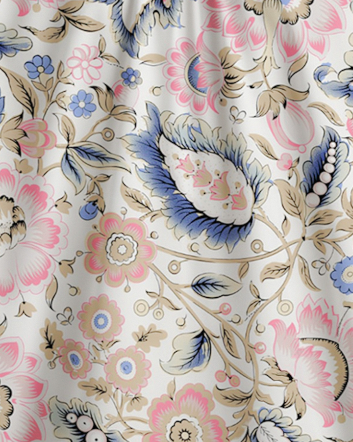 Poet Melon Bloom Blouse | Off-White