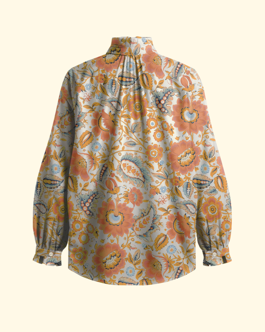 Poet Topaz Flower Blouse | Off-White