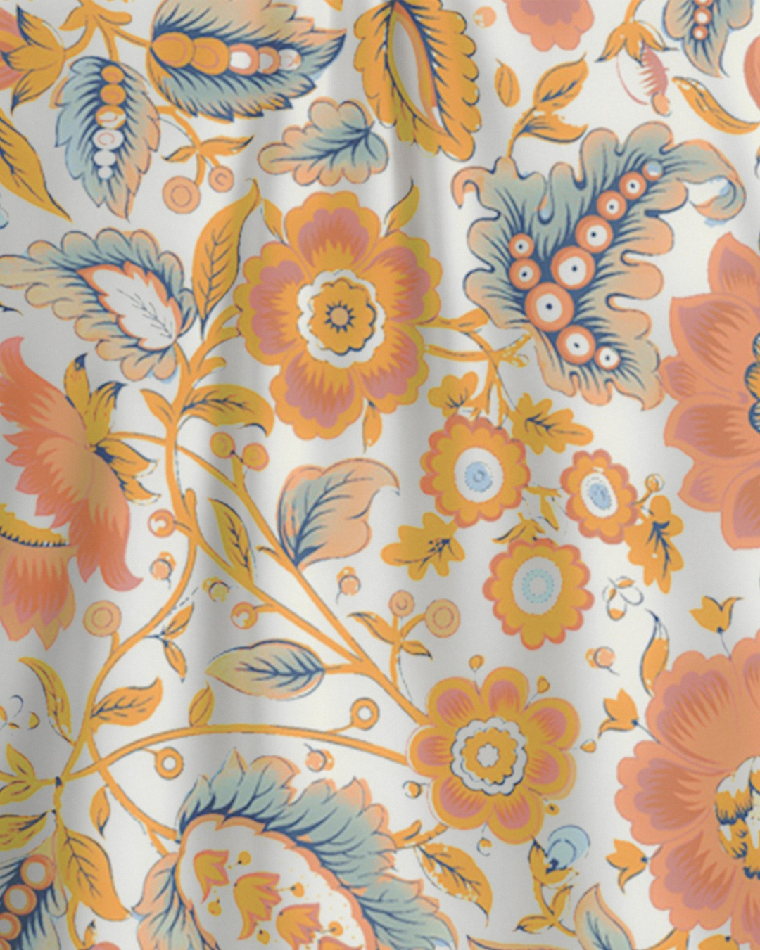 Poet Topaz Flower Blouse | Off-White