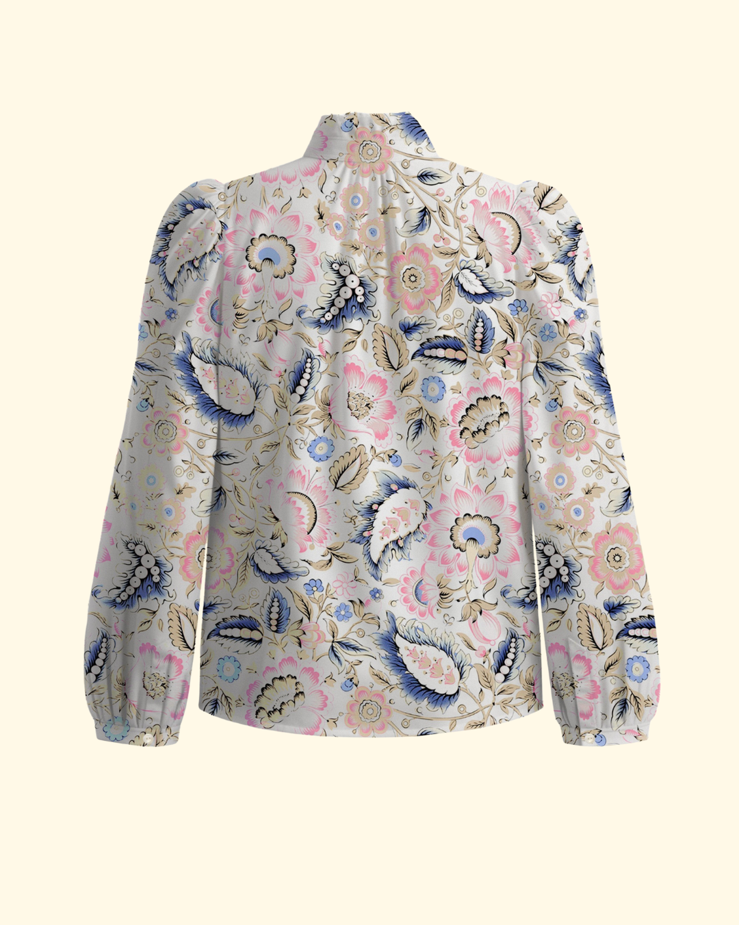 Annabel Melon Bloom Shirt | Off-White