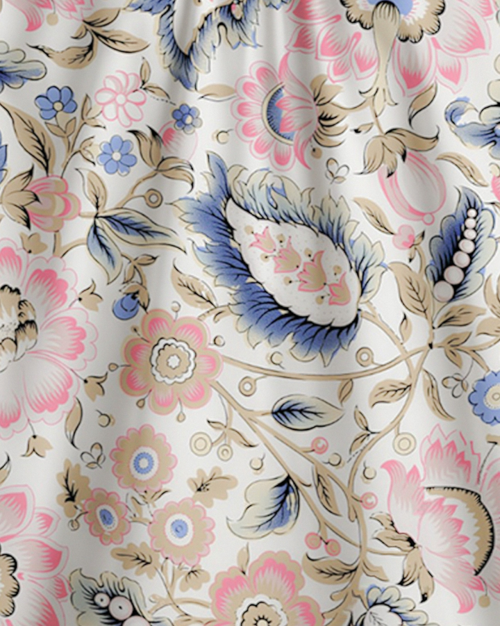 Annabel Melon Bloom Shirt | Off-White