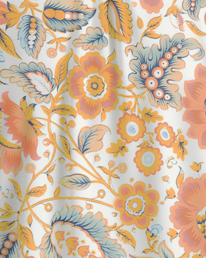 Annabel Topaz Flower Shirt | Off-White