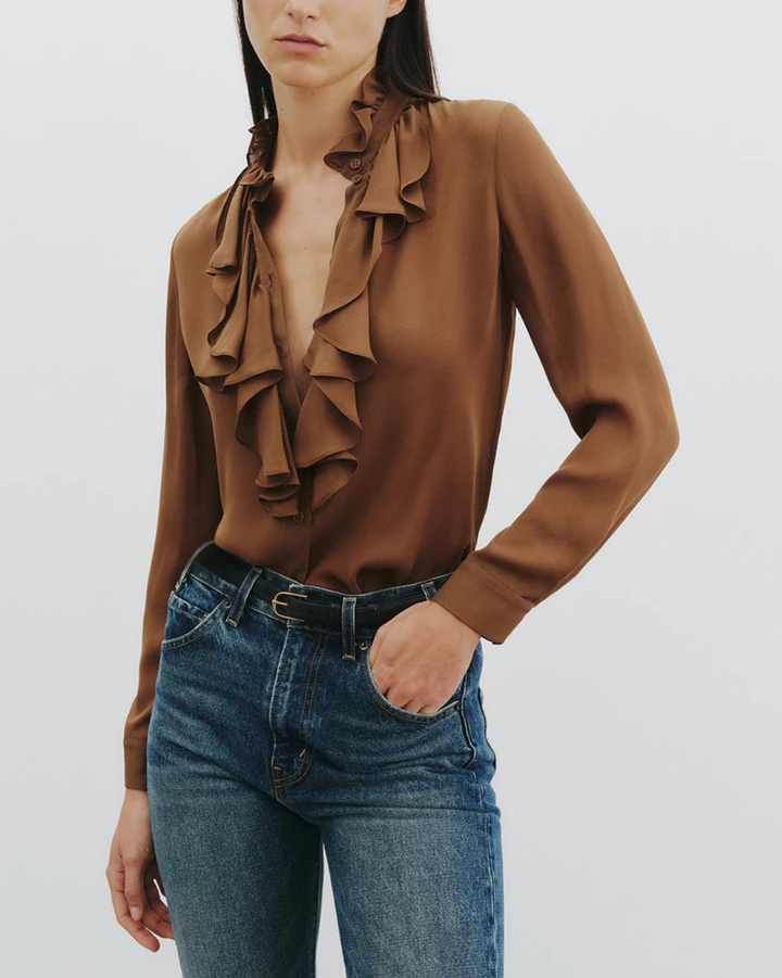 Lily Blouse | Cognac
