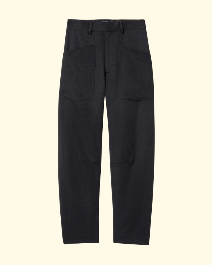 Shon Wool Pant | Black