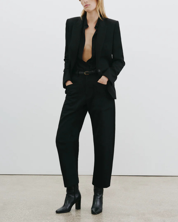 Shon Wool Pant | Black