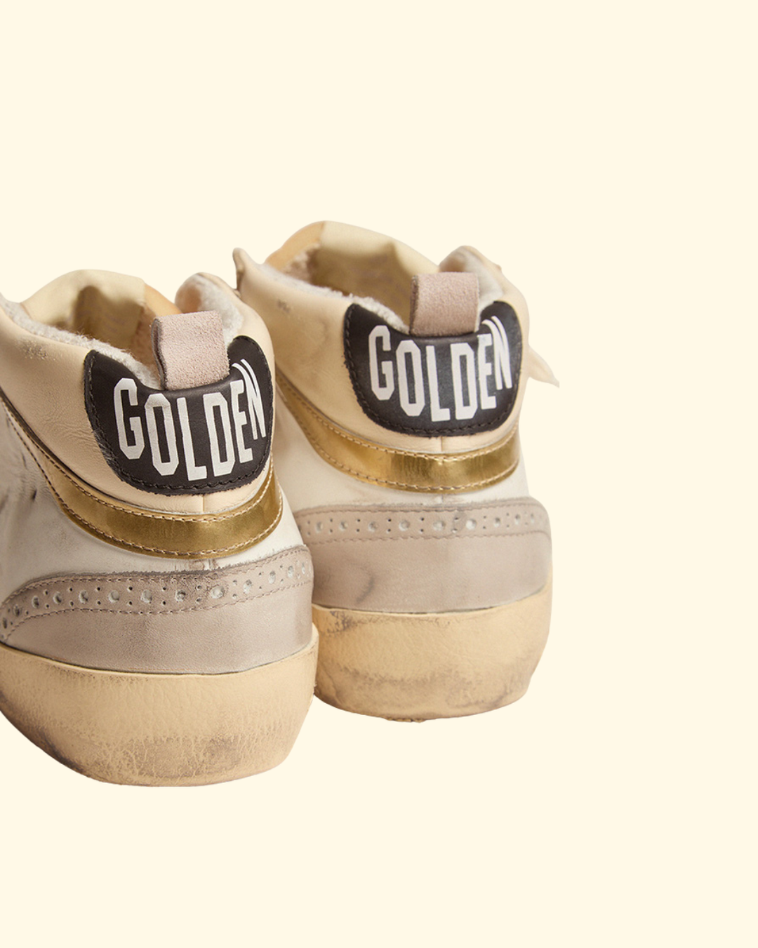 Mid Star Mirror Wave | White/Ivory/Light Lilac