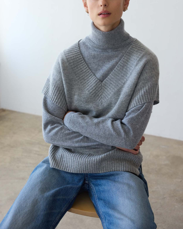 The Primm Sweater | Light Heather