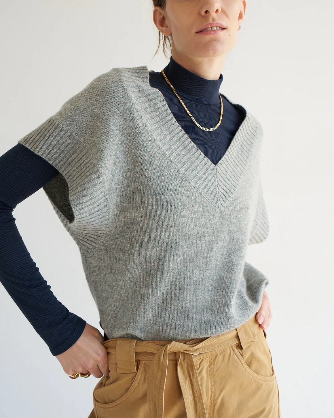 The Sweater Vest | Heather