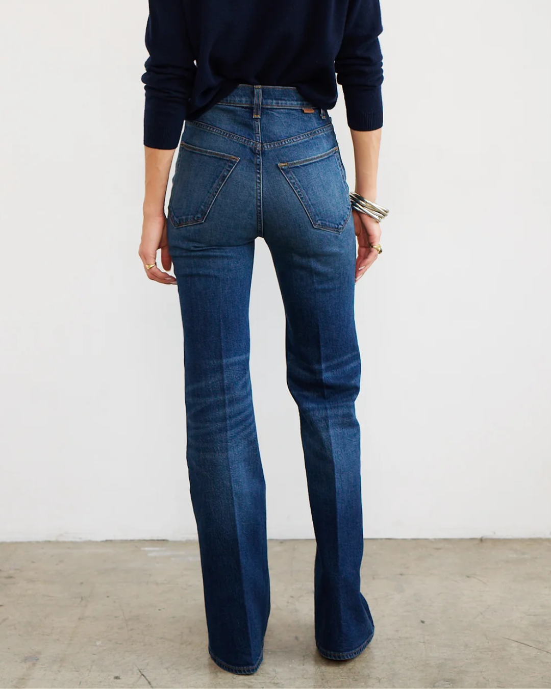 The Crease Jean | Distressed Dark
