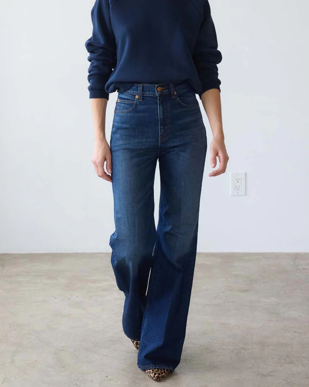 The Crease Jean | Distressed Dark