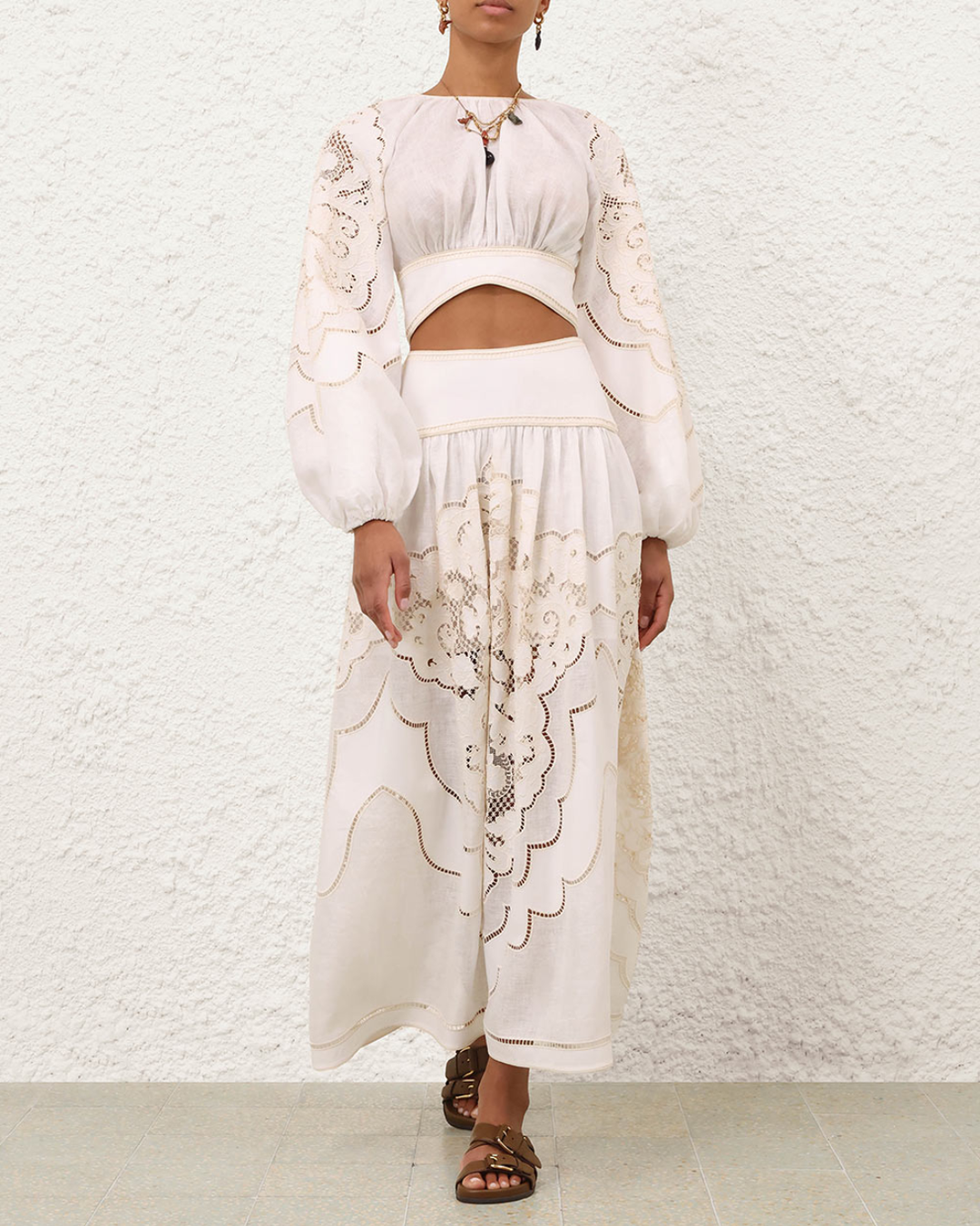 Daylight Maxi Skirt | Cream