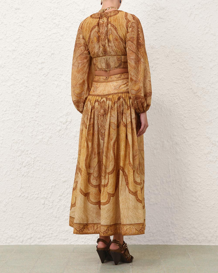 Wanderlust Bodice | Tapestry Mustard