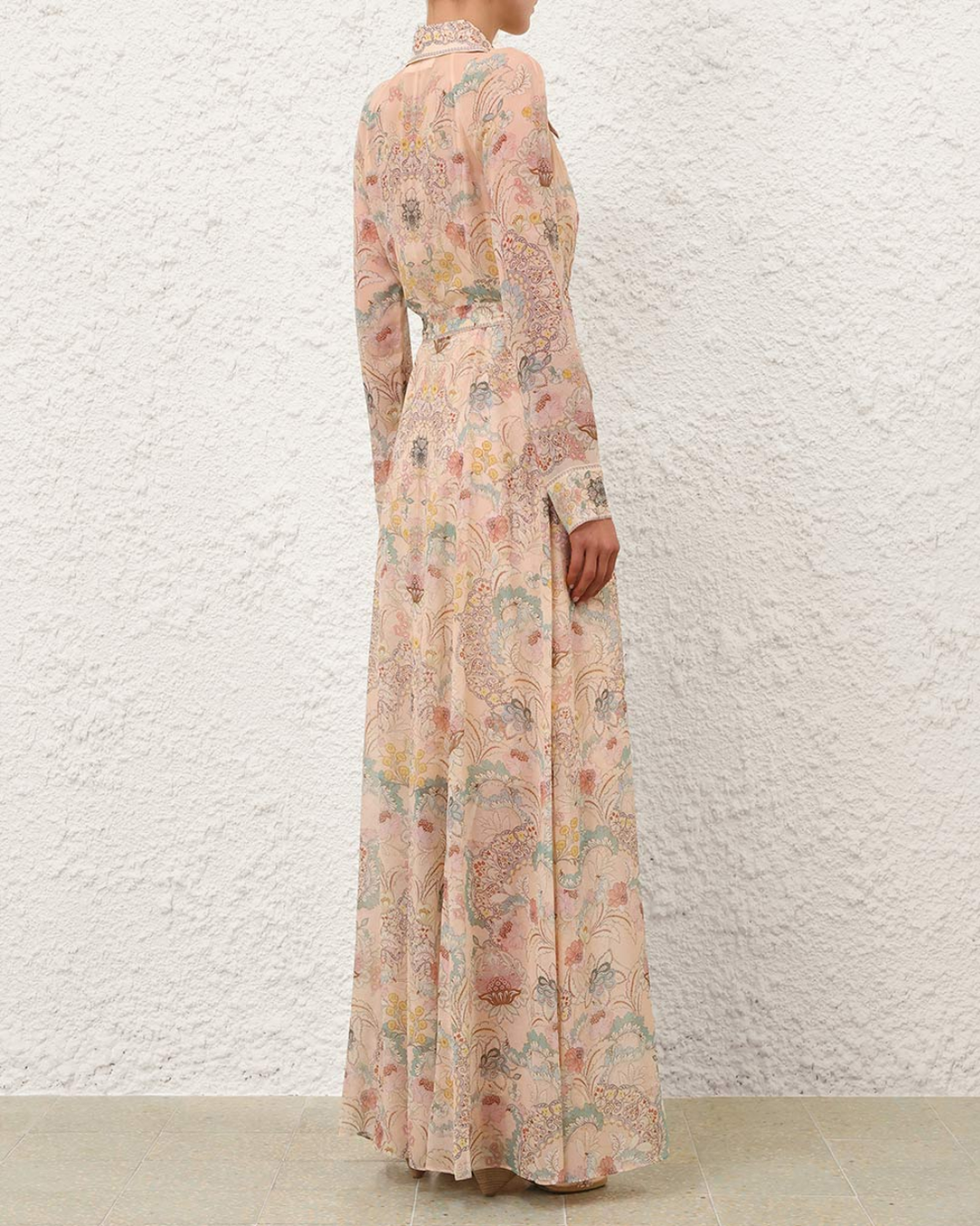 Rebellion Pussybow Shirt Dress | Pink Floral