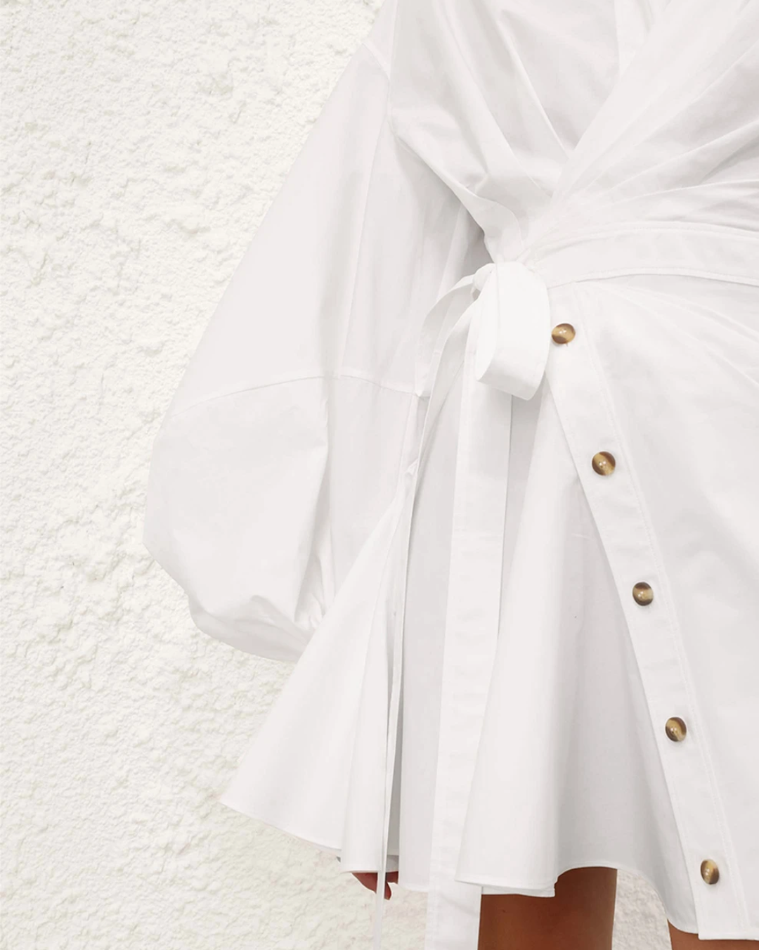 Rebellion Poplin Mini Dress | Ivory