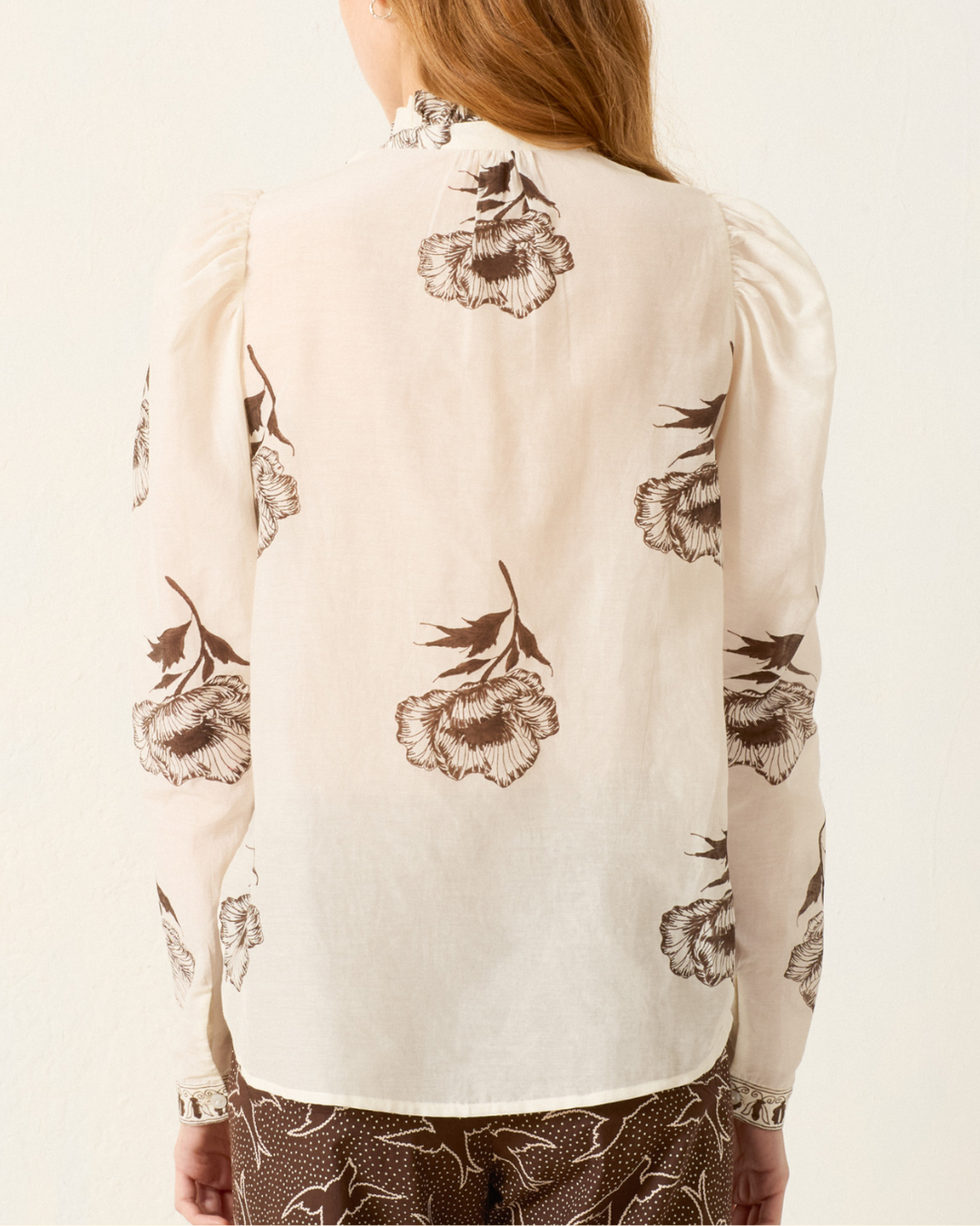 Artemis Obsidian Poppy Shirt | Off White