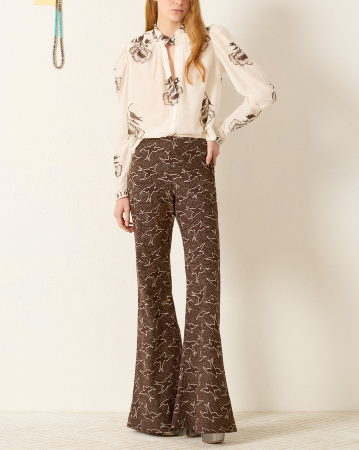 Artemis Obsidian Poppy Shirt | Off White