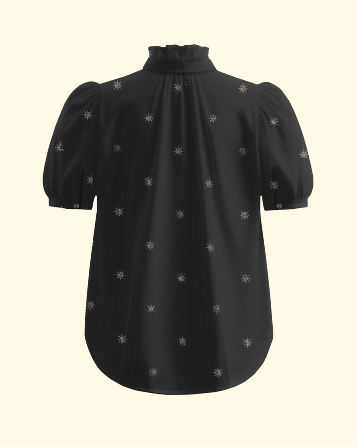 Winnie Celestial Night Shirt | Black