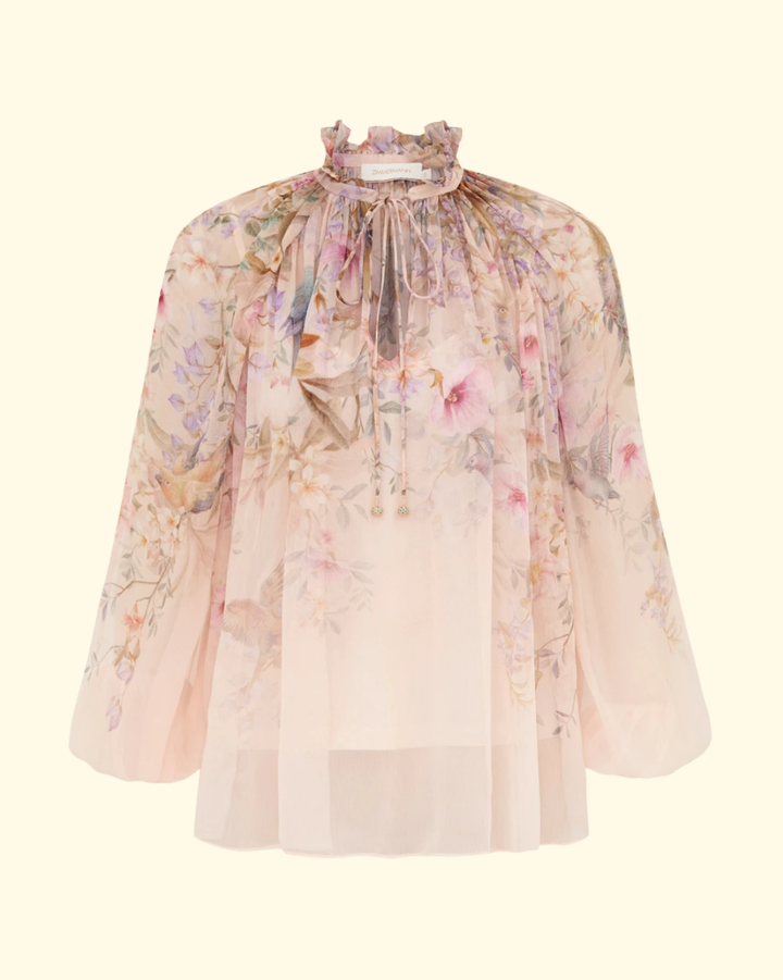 Rebellion Billow Blouse | Cream Aviary