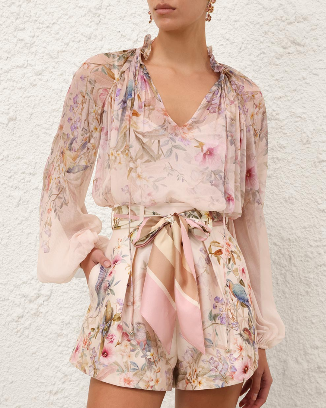 Rebellion Billow Blouse | Cream Aviary