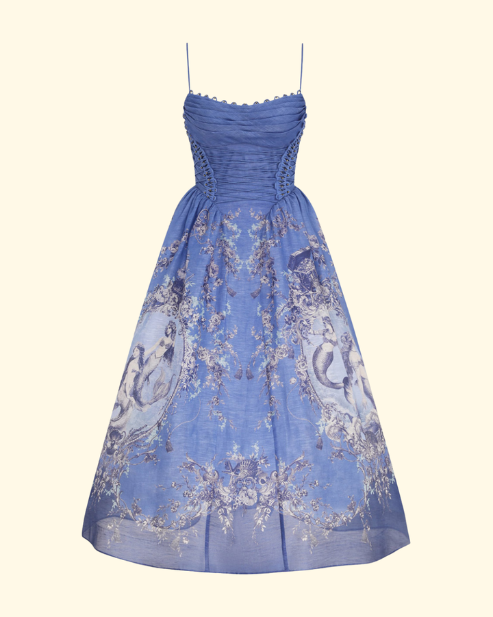 Rebellion Mermaid Picnic Dress | Blue