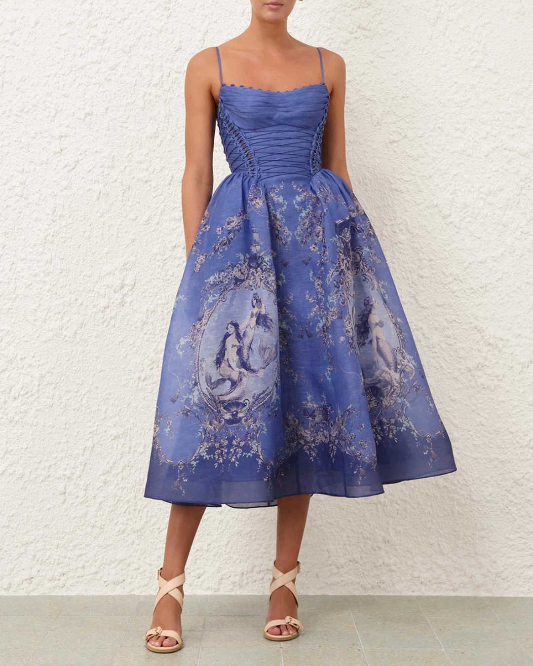 Rebellion Mermaid Picnic Dress | Blue