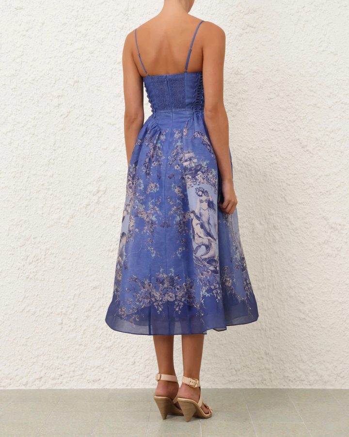 Rebellion Mermaid Picnic Dress | Blue