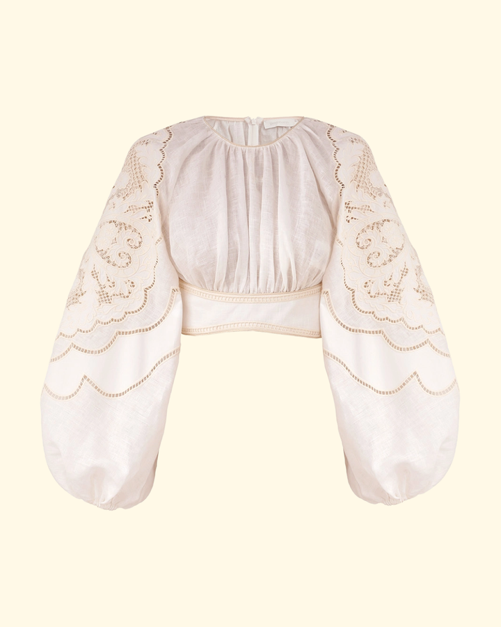 Daylight Embroidered Bodice | Cream