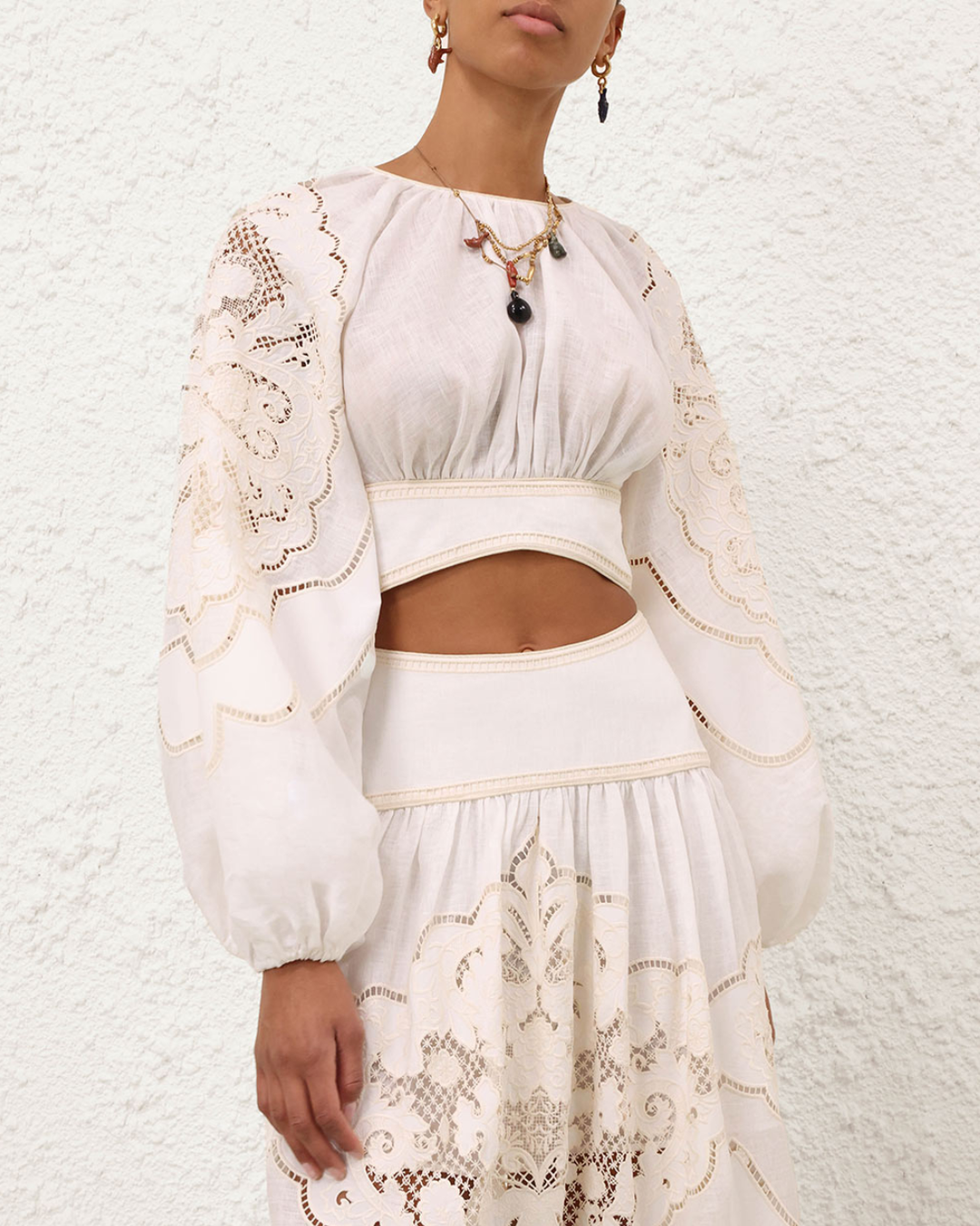 Daylight Embroidered Bodice | Cream
