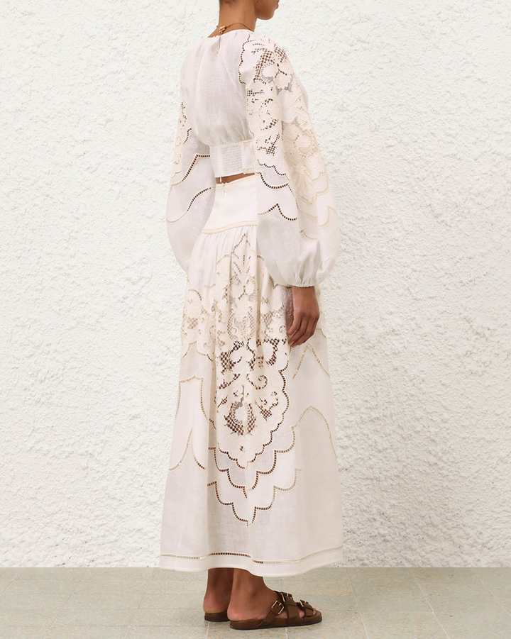 Daylight Embroidered Bodice | Cream