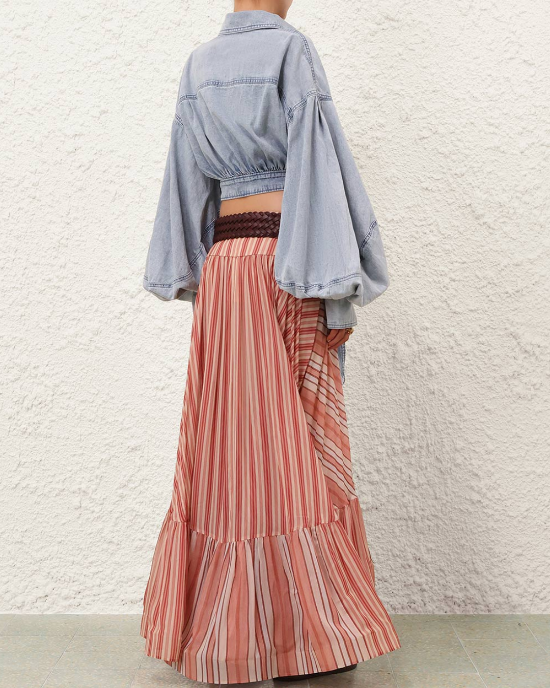 Rebellion Denim Wrap Top | Castaway