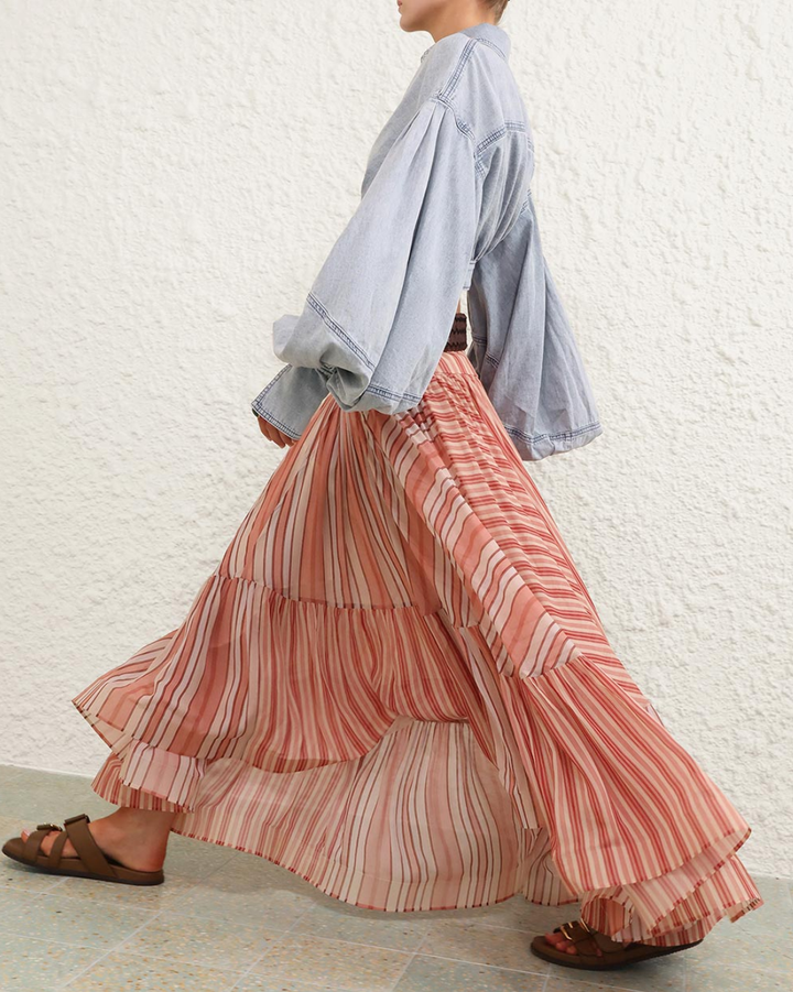 Rebellion Denim Wrap Top | Castaway