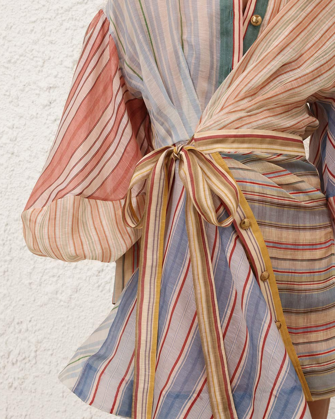 Rebellion Striped Mini Dress | Spliced Stripes