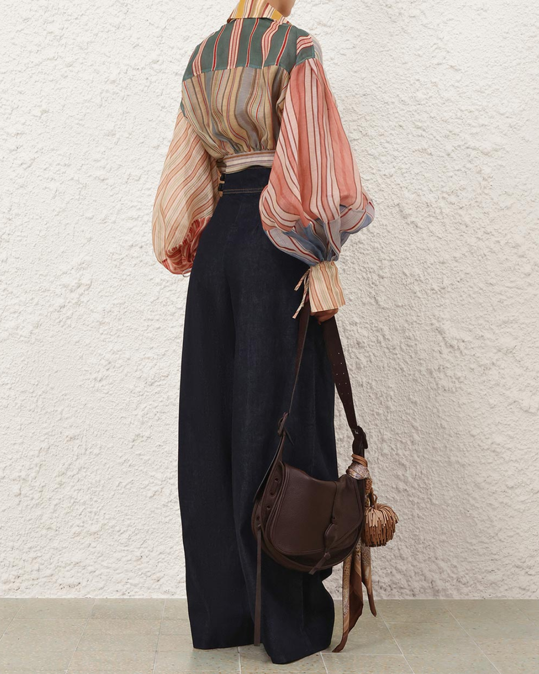 Rebellion Striped Blouse | Spliced Stripes