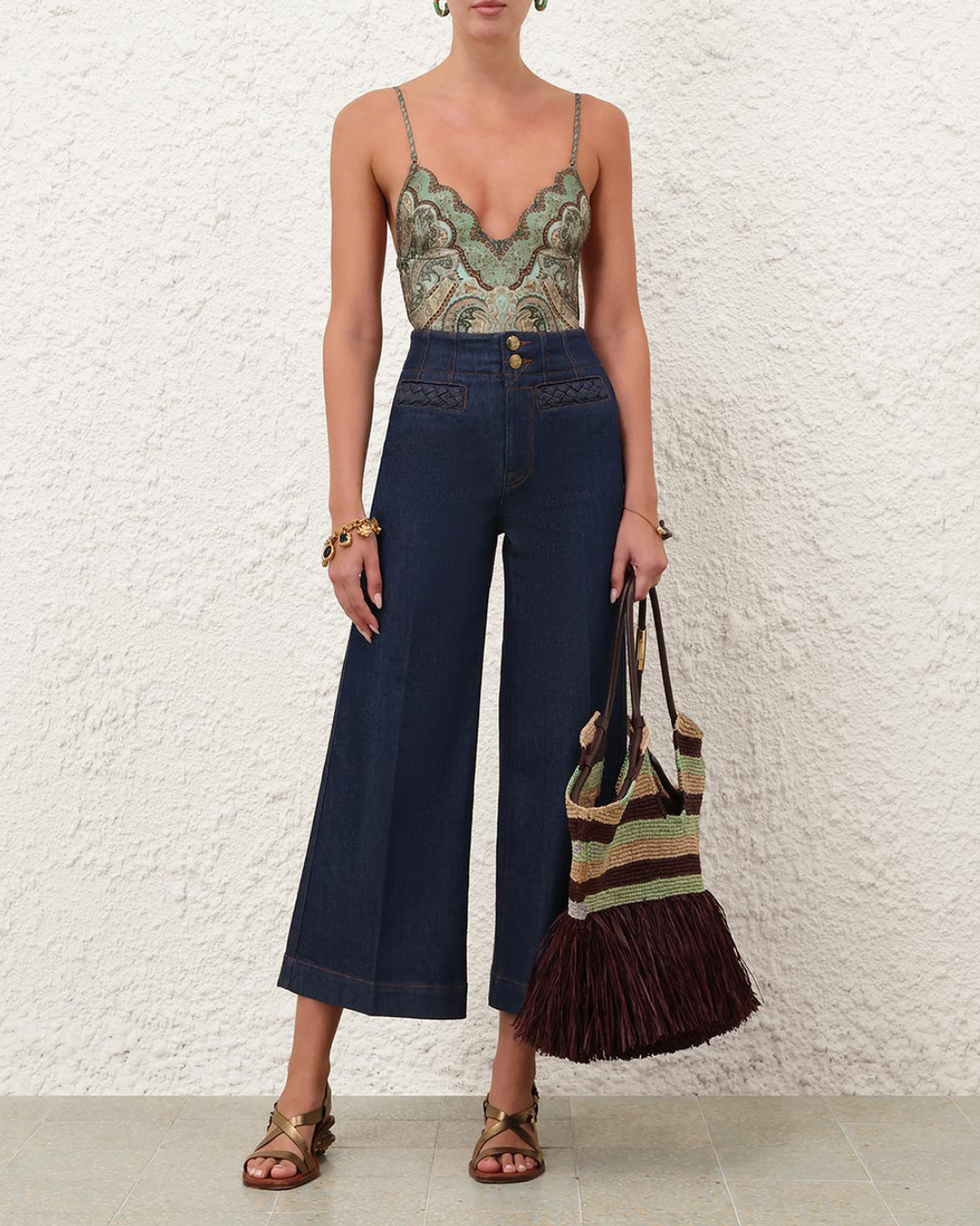 Wanderlust Scallop 1PC | Tapestry Teal