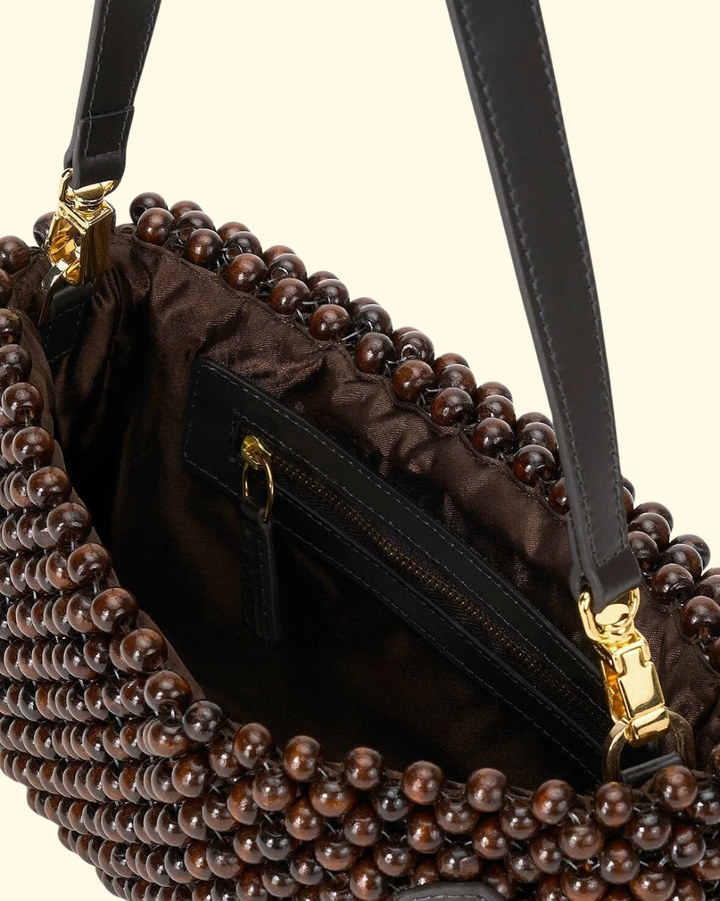 Timmy Convertible Shoulder Bag | Dark Brown