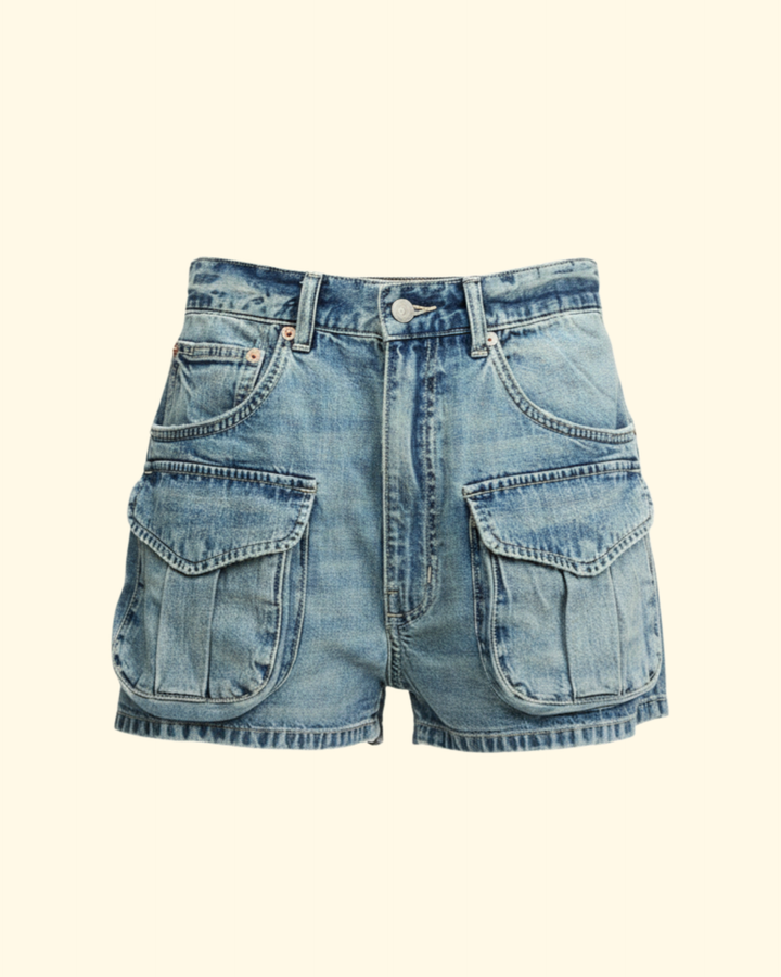 Claire Cargo Short | Holton Indigo