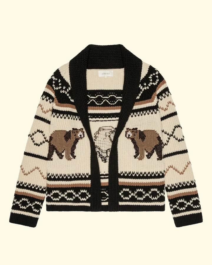 The Bear Lodge Cardigan | Black