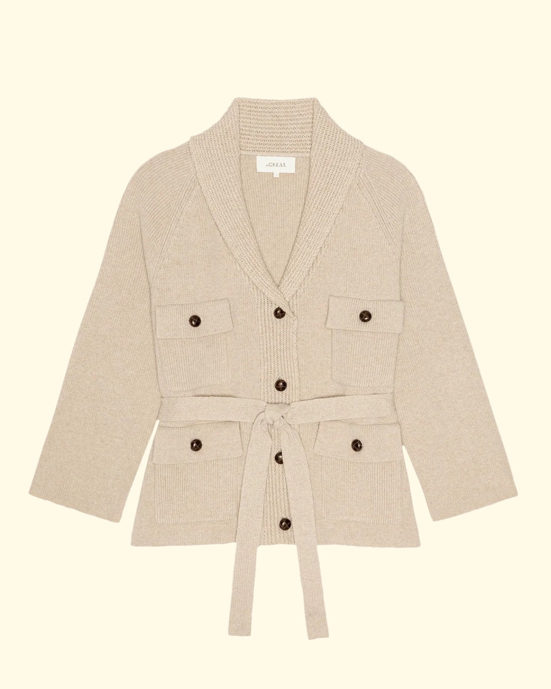 The Commander Riding Cardigan | Cream